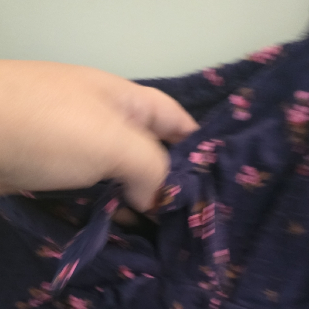 City Studio Navy Smocked Dress - Picture 5 of 6